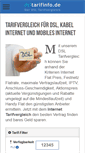 Mobile Screenshot of dsltarifinfo.de